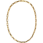 Square Splicing Gold Chain Necklace gembea jewelry