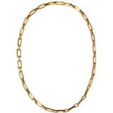 Square Splicing Gold Chain Necklace gembea jewelry
