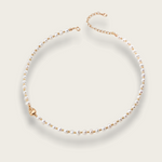 Stack Natural Pearl Beaded Necklace gembea jewelry