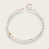 Stack Natural Pearl Beaded Necklace gembea jewelry