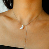 Star Moon Baroque Pearl Pendant Necklace gembea jewelry