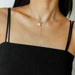 Star Moon Baroque Pearl Pendant Necklace gembea jewelry