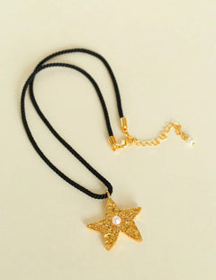 Starlit Heritage Series Black String Necklace - Gembea Jewelry