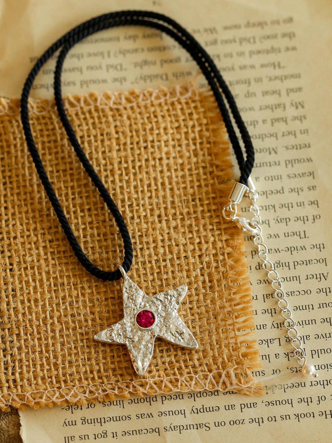 Starlit Heritage Series Black String Necklace - Gembea Jewelry