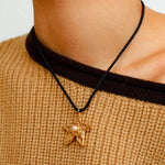 Starlit Heritage Series Black String Necklace - Gembea Jewelry