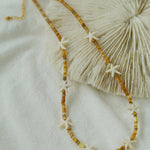 Sea's Embrace Series Starfish Beaded Necklace - Gembea Jewelry