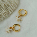 Sea's Embrace Series Starfish Hoop Earrings - Gembea Jewelry