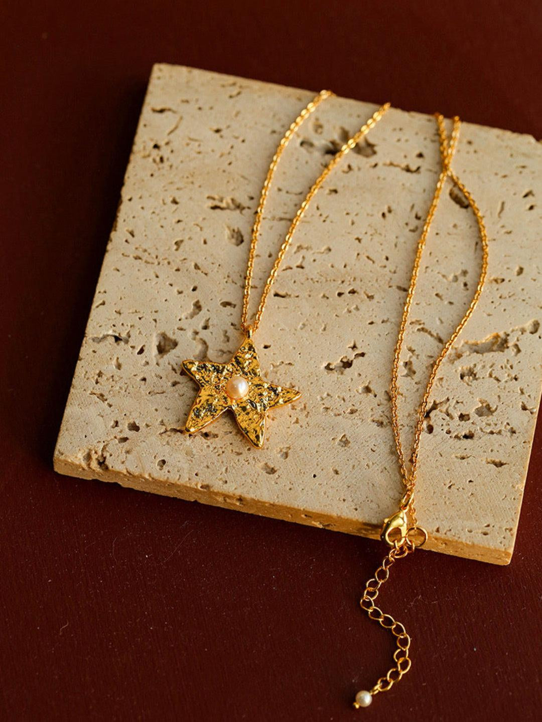 Starlit Heritage Series Single Stars Necklace - Gembea Jewelry