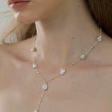  Starry Sky Irregular Baroque Pearl Chain Necklace GEMBEA JEWELRY