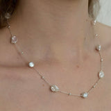  Starry Sky Irregular Baroque Pearl Chain Necklace GEMBEA JEWELRY