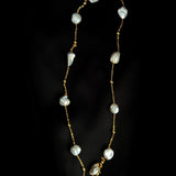  Starry Sky Irregular Baroque Pearl Chain Necklace GEMBEA JEWELRY