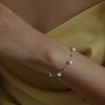 Love and the City Chain Pearl Bracelet - Gembea Jewelry