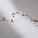 Love and the City Chain Pearl Bracelet - Gembea Jewelry