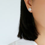 Stars Moon Baroque Pearl Stud Earrings gembea jewelry