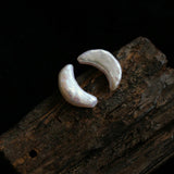 Stars Moon Baroque Pearl Stud Earrings - Gembea Jewelry