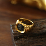 Style D Vintage Antique Spartan Coins Ring-Gembea jewelry