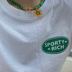 Summer Colored Cat's Eye Glass Necklace