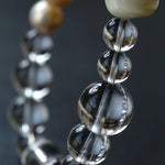 Summer Conch White Crystal Beaded Bracelet gembea jewelry