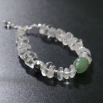 Summer Dongling Jade White Crystal Bracelet gembea jewelry