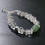 Summer Dongling Jade White Crystal Bracelet gembea jewelry