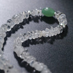 Summer Dongling Jade White Crystal Necklace gembea jewelry
