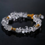 Summer Natural White Crystal Beaded bracelet gembea jewelry