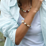 Summer Vacation Conch Shell Beaded Bracelet gembea jewelry