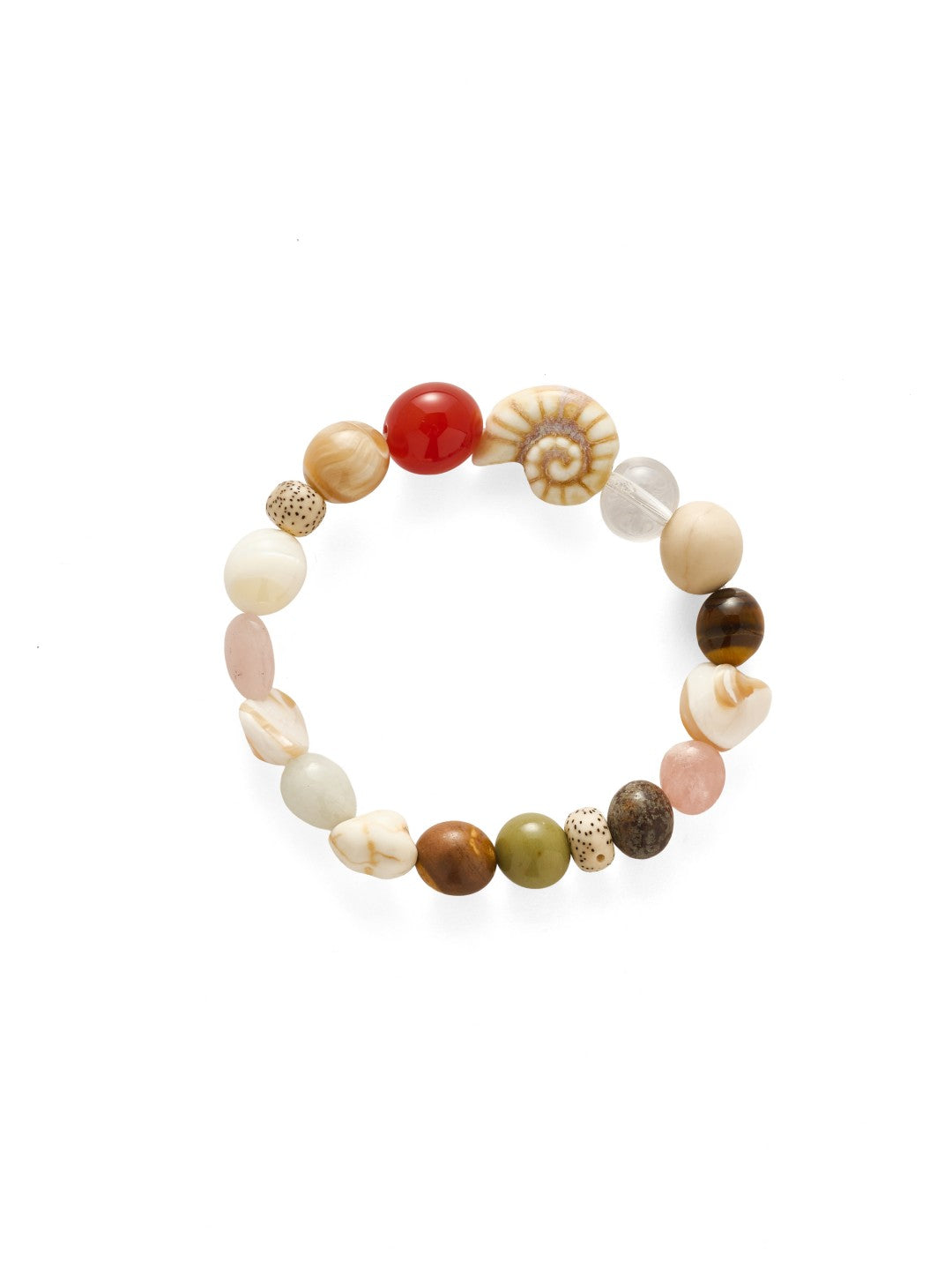 Summer Vacation Conch Shell Beaded Bracelet gembea jewelry
