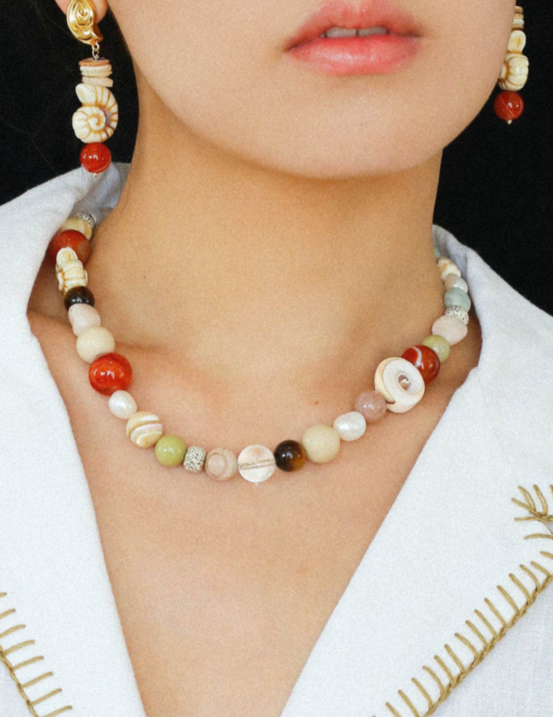 Gembea Jewelry Summer Vacation Conch Shell Necklace