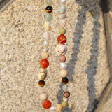 Summer Vacation Conch Shell Beaded Necklace gembea jewelry
