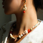 Summer Vacation Conch Shell Earrings