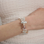 Gembea Jewelry Sunflower Baroque Colored Pearl Bracelet