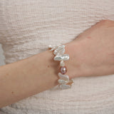 Gembea Jewelry Sunflower Baroque Colored Pearl Bracelet