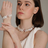 Gembea Jewelry Sunflower Baroque Colored Pearl Bracelet