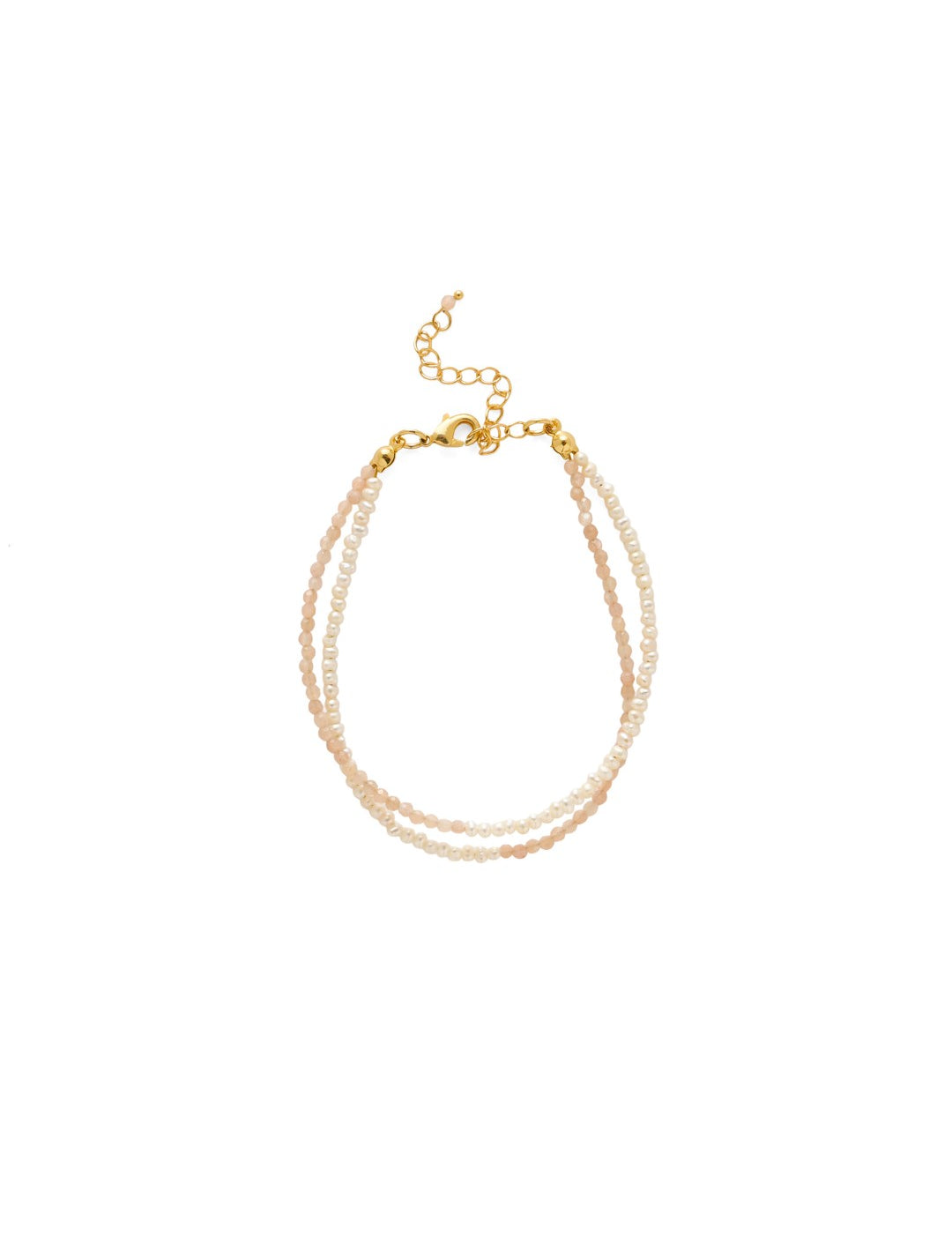 Sunlit Aura Sunstone Pearl Bracelet gembea jewelry