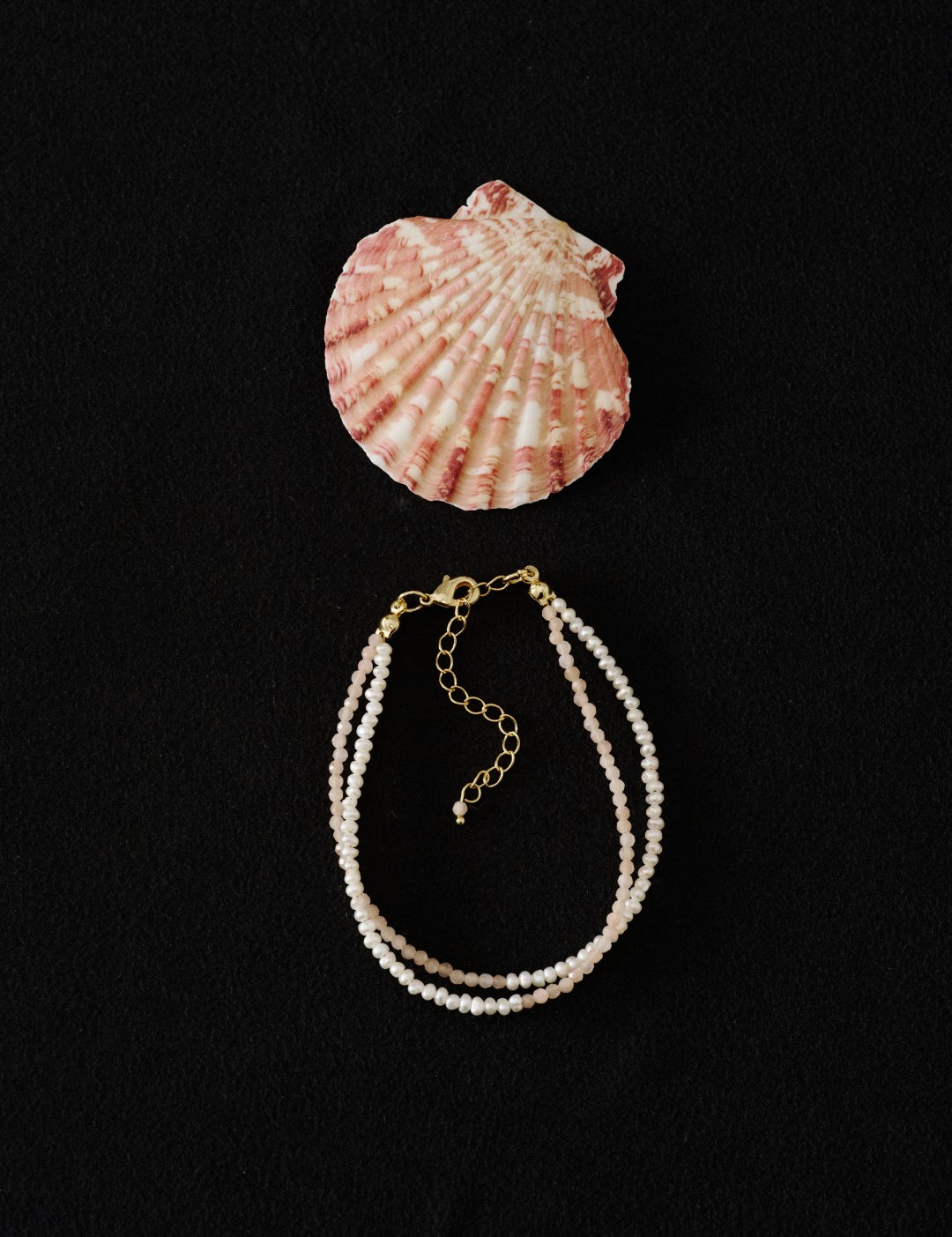 Sunlit Aura Sunstone Pearl Bracelet gembea jewelry