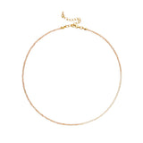 Sunlit Aura Sunstone Pearl Necklace gembea jewelry