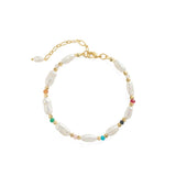 Sunlit Meadow Colorful Freshwater Pearl Bracelet gembea jewelry
