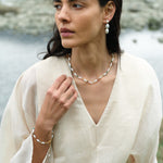 Sunlit Meadow Colorful Freshwater Pearl Necklace gembea jewelry