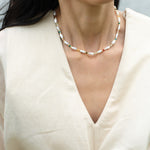 Sunlit Meadow Colorful Freshwater Pearl Necklace gembea jewelry
