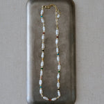 Sunlit Meadow Colorful Freshwater Pearl Necklace gembea jewelry