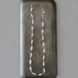 Sunlit Meadow Colorful Freshwater Pearl Necklace gembea jewelry