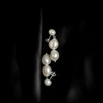Three Freshwater Pearl Drop Earrings