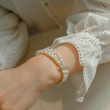 Three Layer Freshwater Pearl Bracelet - Gembea Jewelry