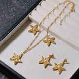 Starlit Heritage Series Three Stars Necklace - Gembea Jewelry