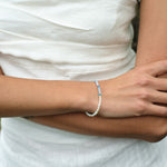Tidal Stars Aquamarine Freshwater Pearl Bracelet gembea jewelry