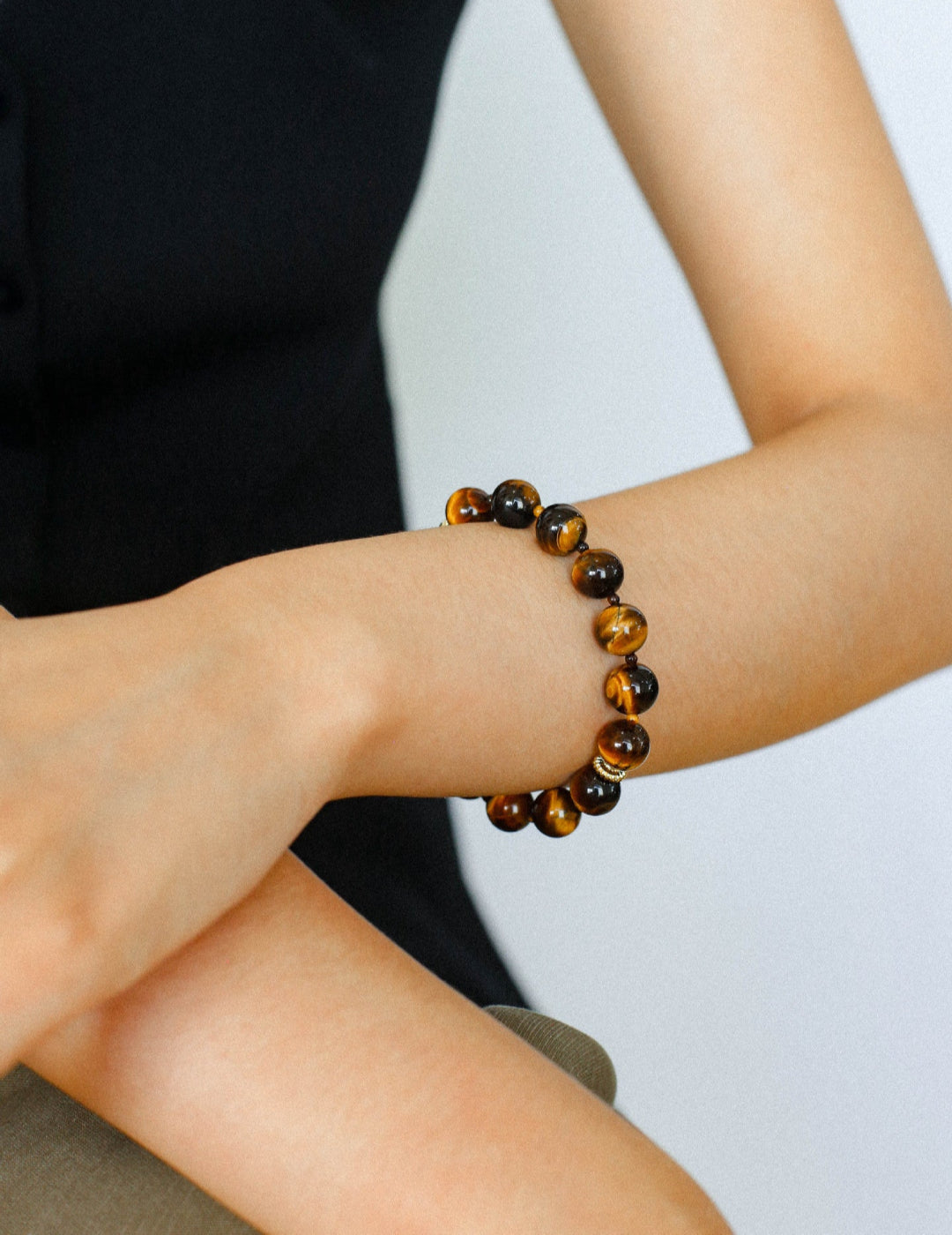Tiger's Eye Beaded Bracelet-Gembea Jewelry