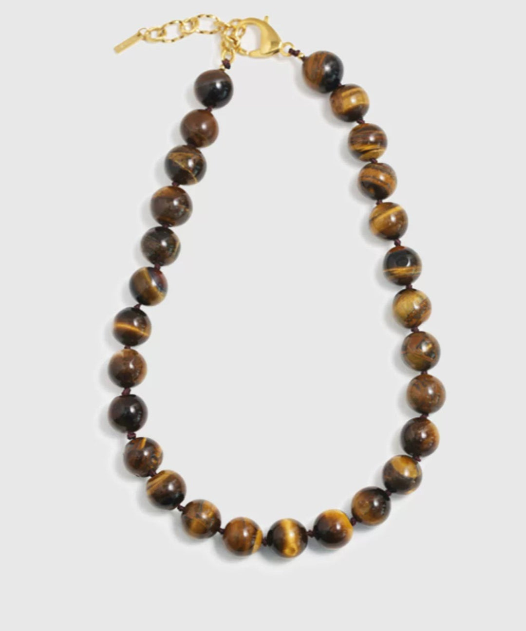 Tiger's Eye Beaded Necklace gembea jewelry