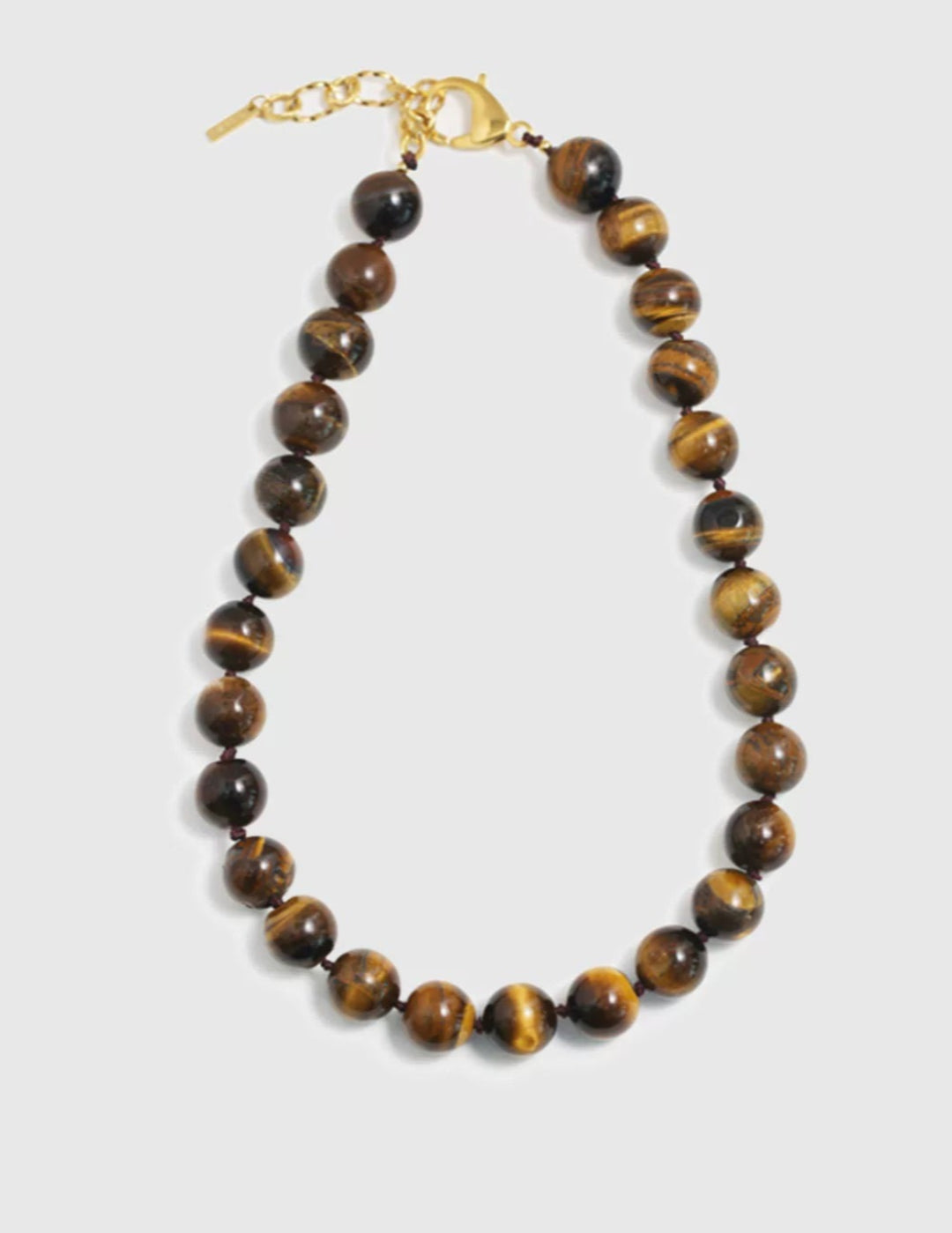 Tiger's Eye Beaded Necklace gembea jewelry