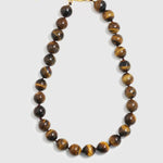 Tiger's Eye Beaded Necklace gembea jewelry
